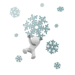 snowing
