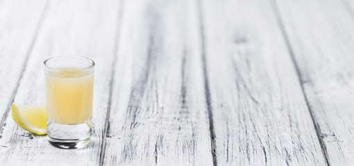 Lemon Juice (selective focus)