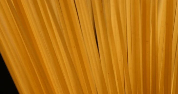 Close up of turning spaghetti.