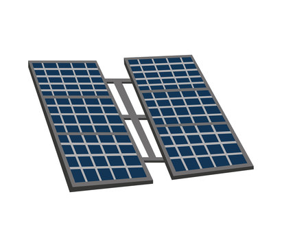 panel solar energy alternative icon vector illustration design