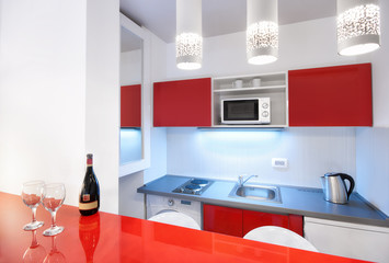 Modern studio kitchen