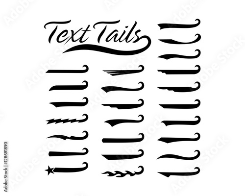 Download "Text tails" Stock image and royalty-free vector files on ...