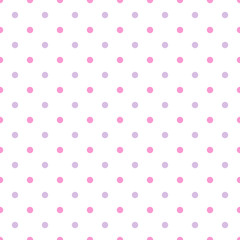 Polka dot two color purple background vector