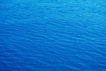 Blue sea water texture  peaceful background