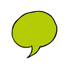 speech bubble message isolated icon vector illustration design