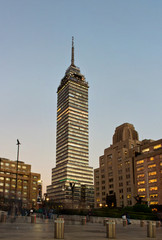 Torre Latinoamericana in Mexico City.