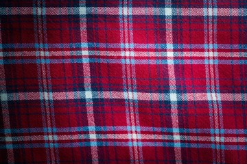 Checkered material background