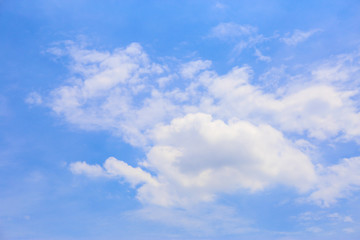 Naklejka na ściany i meble Blue Sky with Clouds