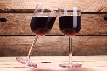 glass of wine