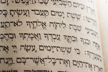 Hebrew Scripture in the Jewish Bible