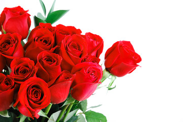 bouquet of red roses