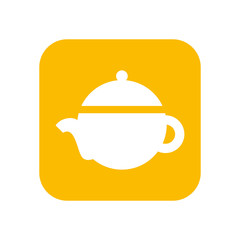 delicious coffee teapot icon vector illustration design