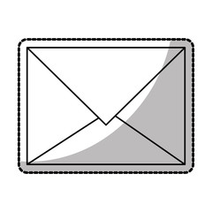 Envelope icon. Email mail message letter and marketing theme. Isolated design. Vector illustration