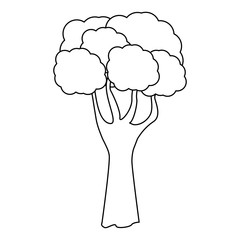 tree green nature icon vector illustration graphic design