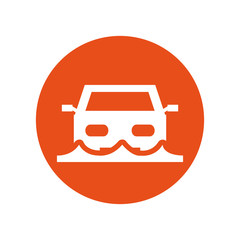 car insurance service isolated icon vector illustration design