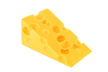 Cheese isolated on white background. © xamtiw