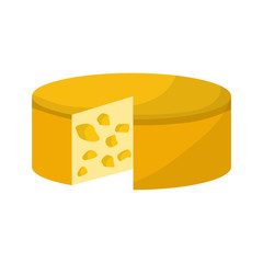 Delicious cheese dairy icon vector illustration graphic design
