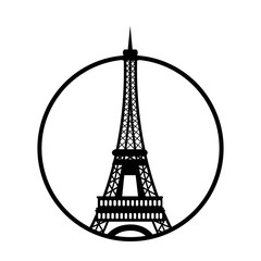 Fototapeta na wymiar Paris eiffel tower icon vector illustration graphic design