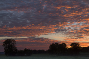 Fototapeta premium Morgen im Loisachtal