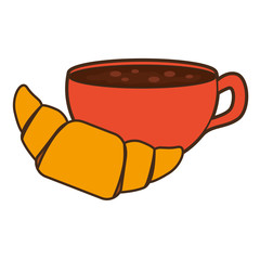 Delicious coffee cup icon vector illustration graphic design