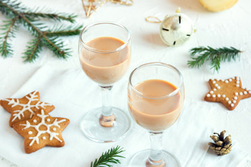 Chirstmas Irish cream coffee liqueur