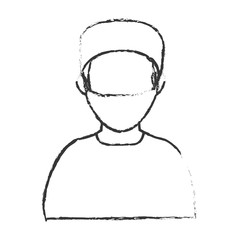 Doctor icon. Medical health care hospital and emergency theme. Isolated design. Vector illustration