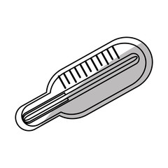 Thermometer icon. Medical health care hospital and emergency theme. Isolated design. Vector illustration