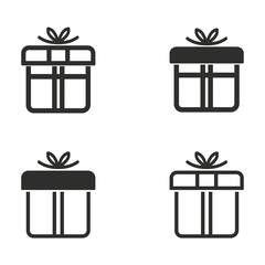Gift Box icon set.