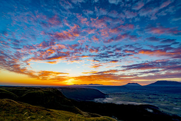 大観峰　夜明け