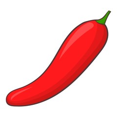 Pepper icon. Cartoon illustration of pepper vector icon for web