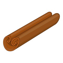 Cinnamon icon. Cartoon illustration of cinnamon vector icon for web