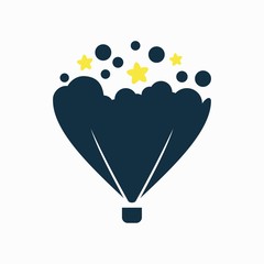 Balloon air logo design, balloon air design, balloon air vector