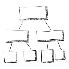 Table infographics. Hand drawn illustration of table vector infographics for web