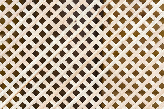 Wooden lattice, background, texture