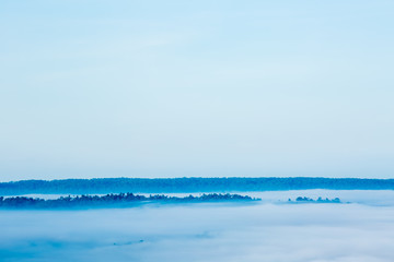 Obraz premium sea mist on mountain Khao Kho Thailand
