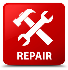 Repair (tools icon) red square button