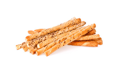 roll pie on white background