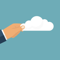 Cloud holding the men