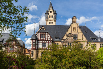 Fototapeta na wymiar ehemalige Fachschule für Gartenbau Quedlinburg