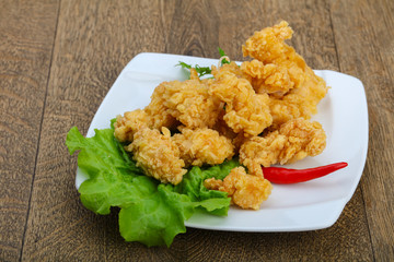 Crispy chicken nuggets