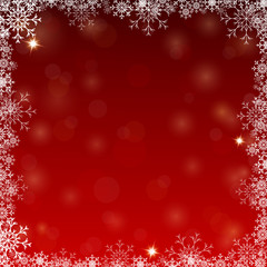 Abstract background with snowflakes