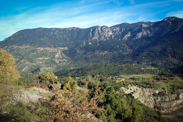 Landscapes of Central Macedonia area, Greece