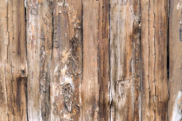 Rough wooden fence, background, texture