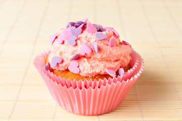 pink cupcake