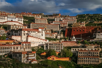 Fototapeta na wymiar Ganden Monastery near Lhasa