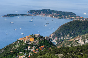 Village of Eze and French Riviera, France
