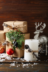 Rustic christmas decorations