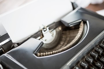 Fototapeta na wymiar Extreme close up view typewriter 