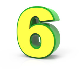 3d Christmas number 6