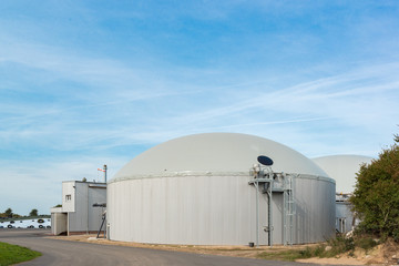 Fototapeta na wymiar Biogasanlage
